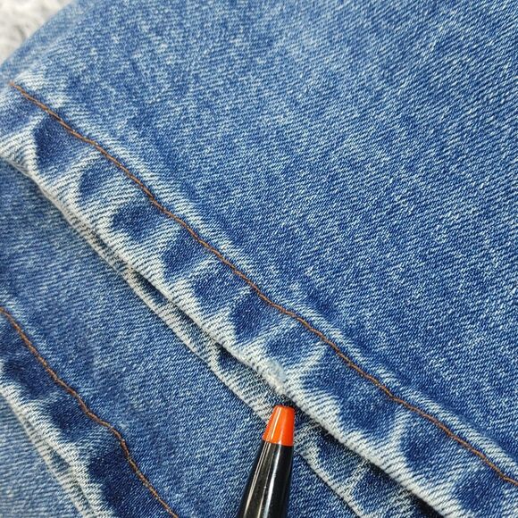 Harley Davidson Jeans Women’s 14 P Medium Wash Denim Straight Leg Biker (READ) - Picture 3 of 16